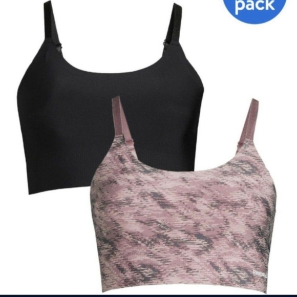 NWT 2 Reebok Bralettes(Comfortable and Stretchy Performance), Size Medium - Picture 1 of 5